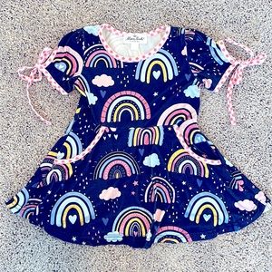 Marie Nicole Clothing Toddler Girl Rainbow Dress